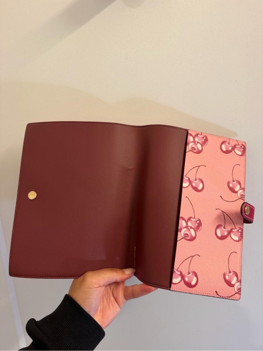 Coach Journal Cover Pink Cherries - Picture 4 of 5